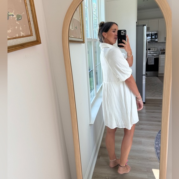 Button up white dress - Picture 3 of 3